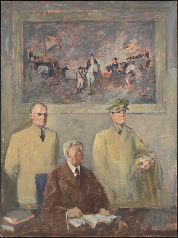 The High Command – Left Panel by Augustus Vincent Tack, 1947-1949 — digital art print download