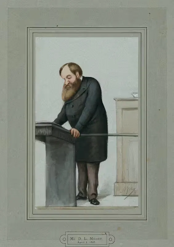Двайт Лайман Муди by Карло Пеллегрини, 1875 — digital art print download