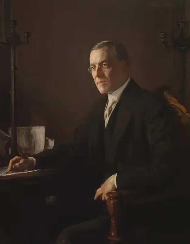 Вудро Вилсон by Эдмунд Чарльз Тарбелл, 1920-1921 — digital art print download