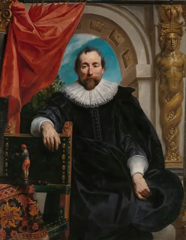 Portrait of Rogier Le Witer — Jacob Jordaens