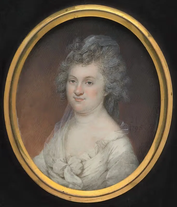 Элизабета Депейстер Пил by Джеймс Пил, 1795 — digital art print download