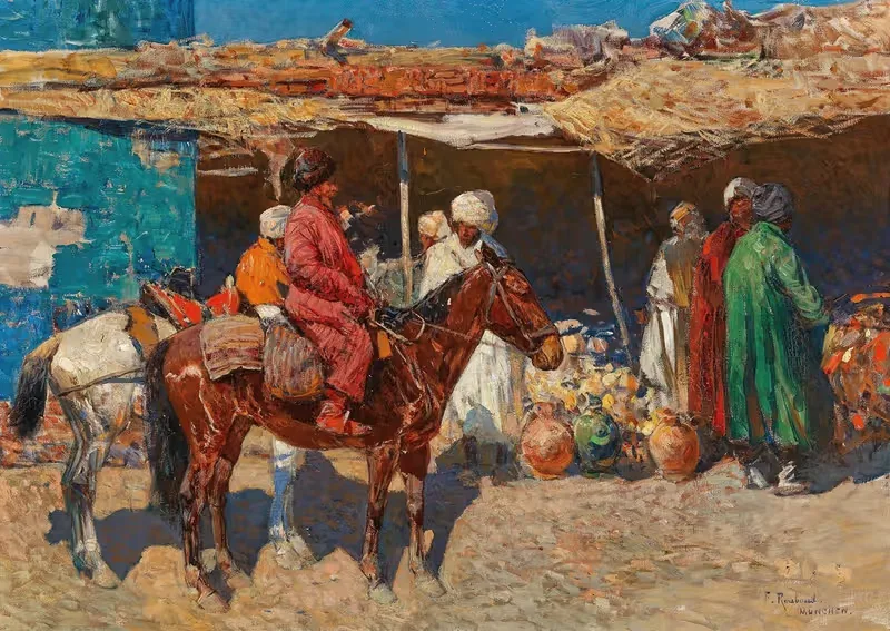 Шторм в снежном пейзаже by Юлий Сергиевич Клеверов, 1913 — digital art print download