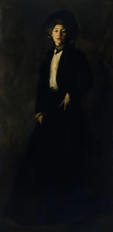 Young Woman in Black — Robert Henri