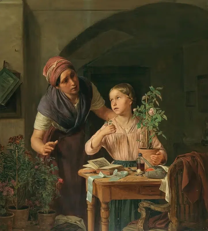 Die welke Rosenknopse — Rosalia Amon