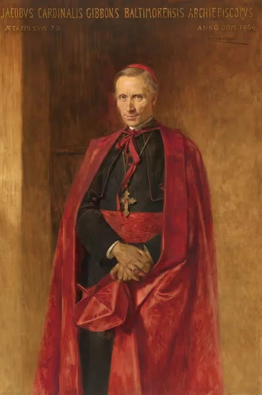 Cardinal James Gibbons by Théobald Chartran, 1904 — digital art print download