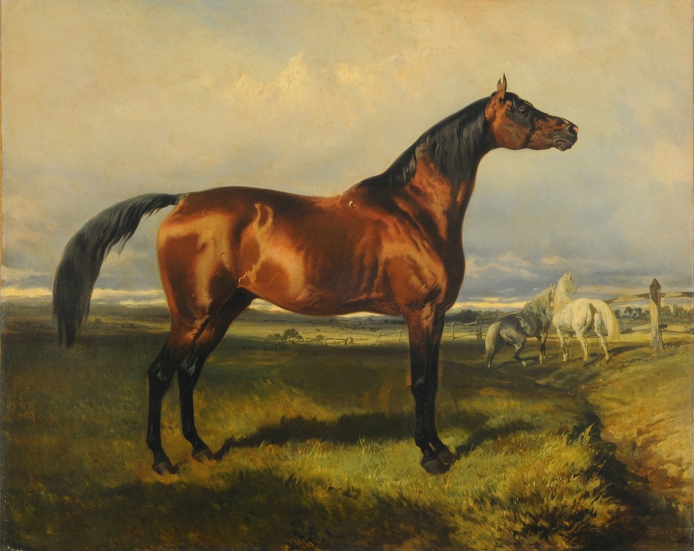 Caballos en libertad by Альфред Де Дрю — digital art print download