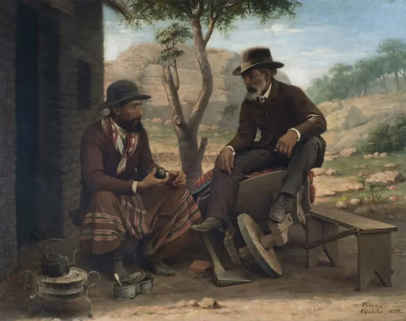 Escena de costumbres by Genaro Pérez, 1888 — digital art print download