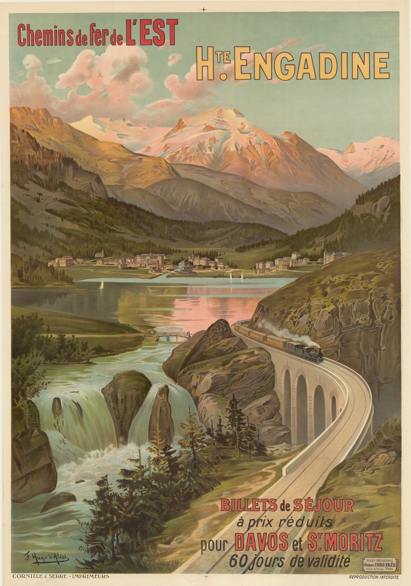 Chemins de fer de l'Est Haute Engadine — Фредерик Уго д’Алези