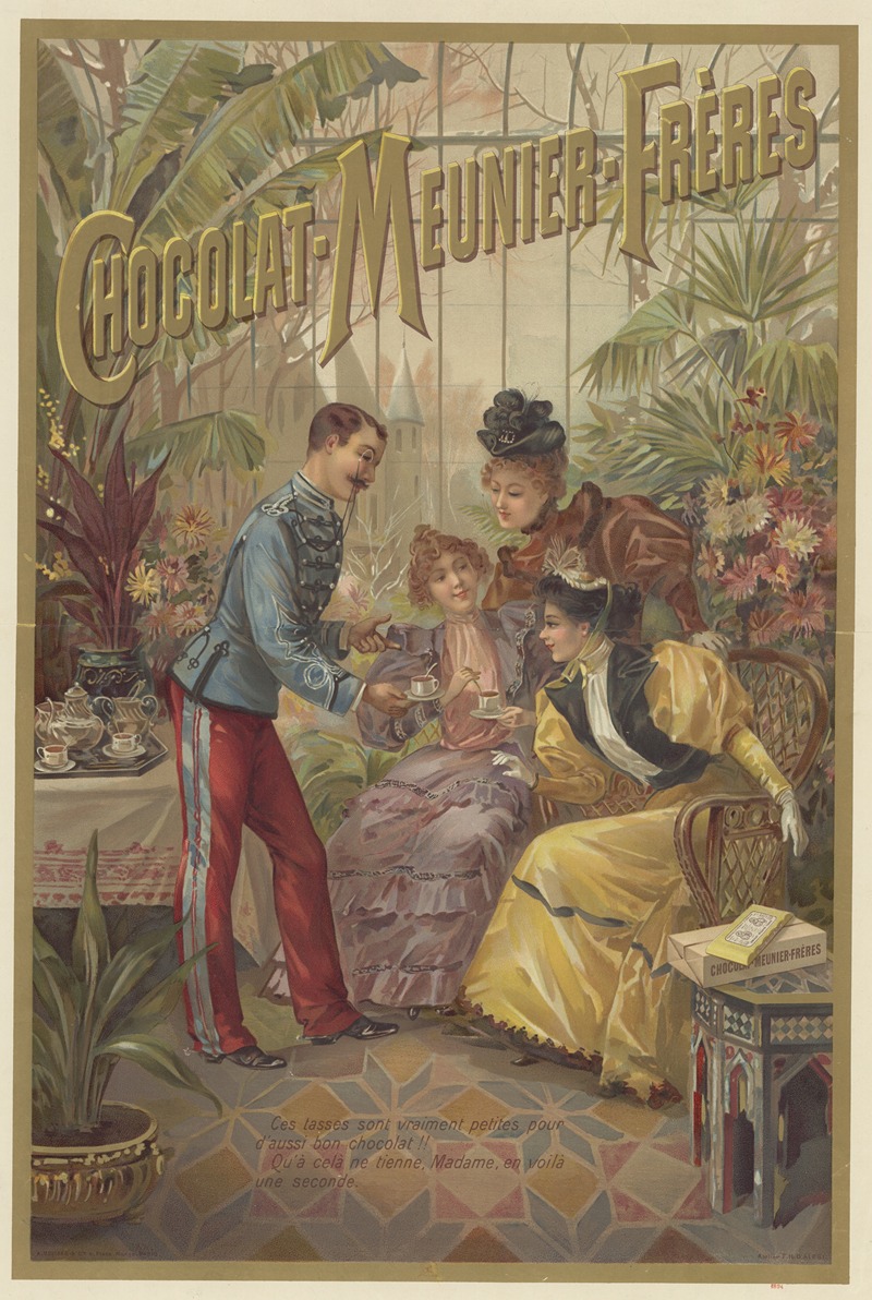 Chocolat-Meunier-Frères by Фредерик Уго д’Алези, 1894 — digital art print download
