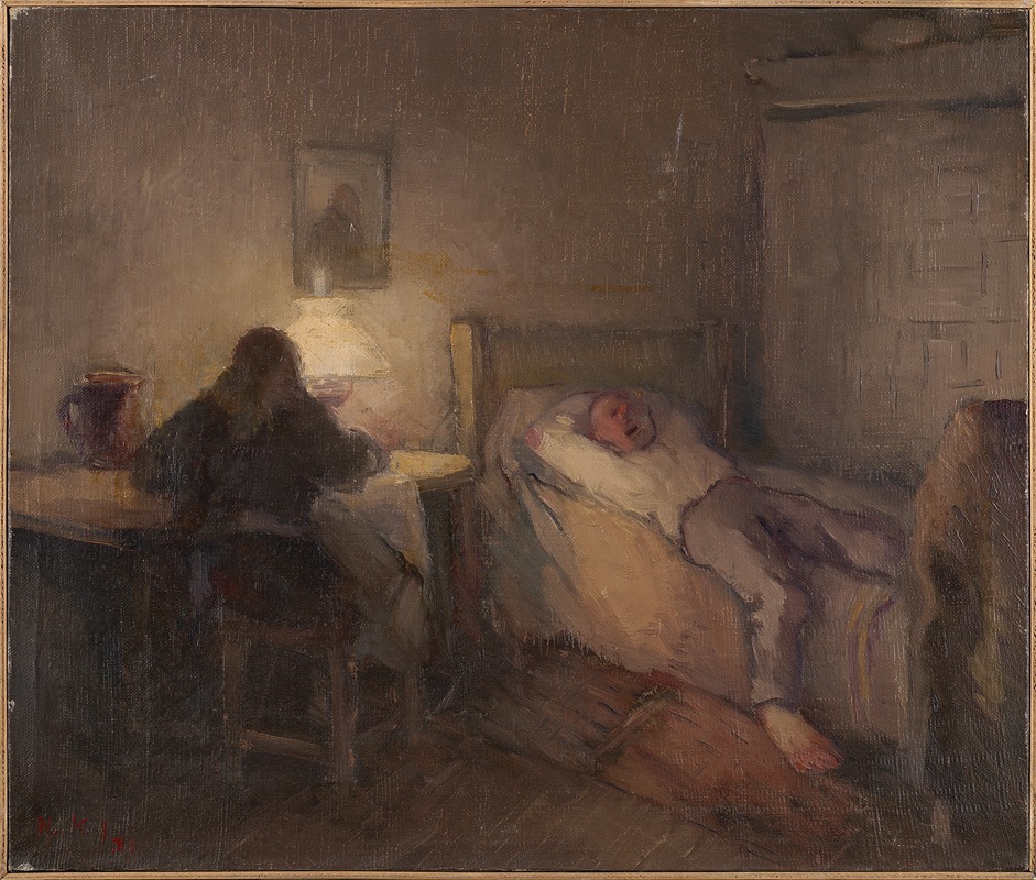 Вечер by Николай Куммитс, 1937 — digital art print download