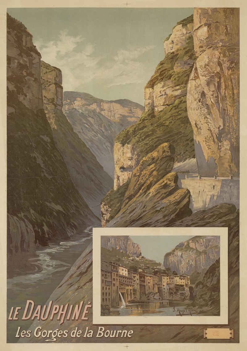 Le Dauphiné. Les Gorges de La Bourne — Фредерик Уго д’Алези