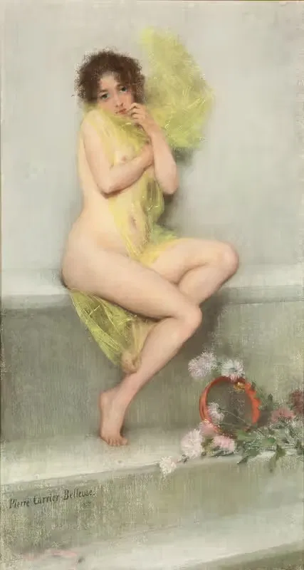 Холод by Пьер Карье-Бельёз, 1894 — digital art print download