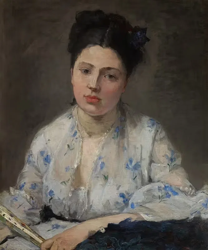 Молодая женщина by Берт Морисо, 1871 — digital art print download