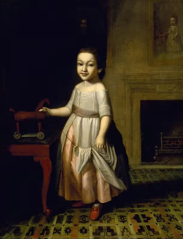 Мальчик с игрушечной лошадкой by Чарльз Уилсон Пил, 1768 — digital art print download