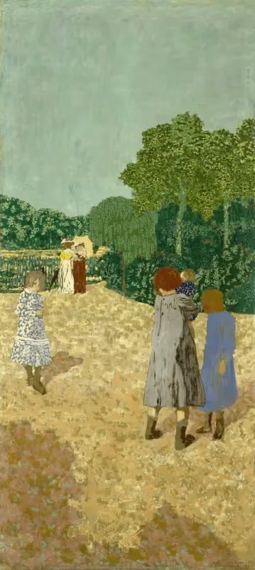 Променад by Эдвард Вюйяр, 1894 — digital art print download