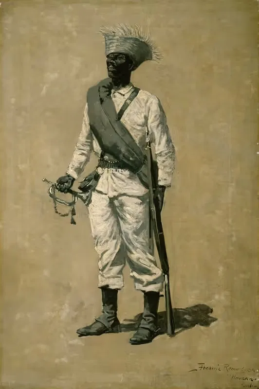 Один из людей Гомеса by Фредерик Ремингтон, 1899 — digital art print download