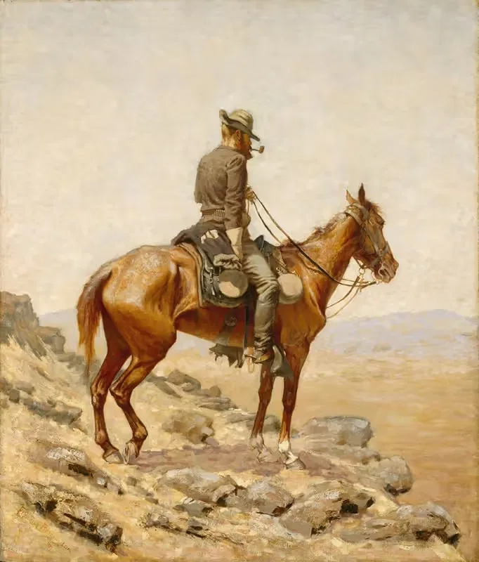 The Lookout by Frederic Remington, 1887 — digital art print download