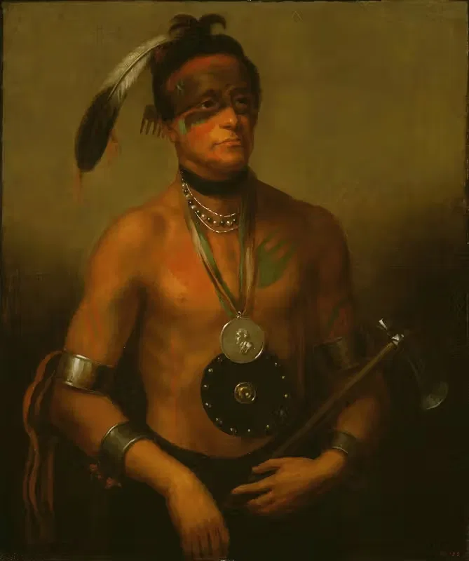 Hoo-Wan-Ne-Ka (Little Elk) — Henry Inman