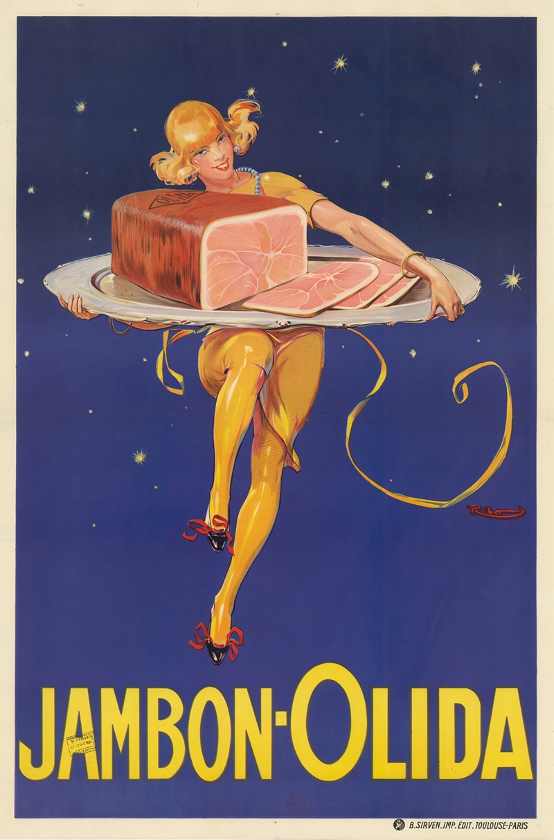 Jambon – Olida by Франсиск Пульбо, 1927 — digital art print download