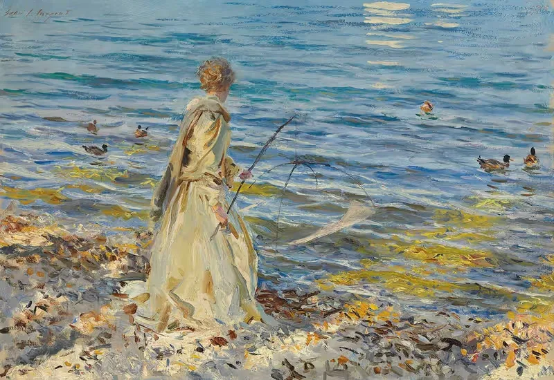 Girl Fishing — John Singer Sargent