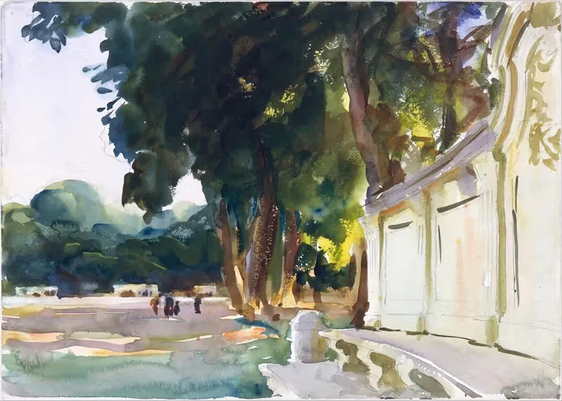 Spanish Midday, Aranjuez by John Singer Sargent — digital art print download