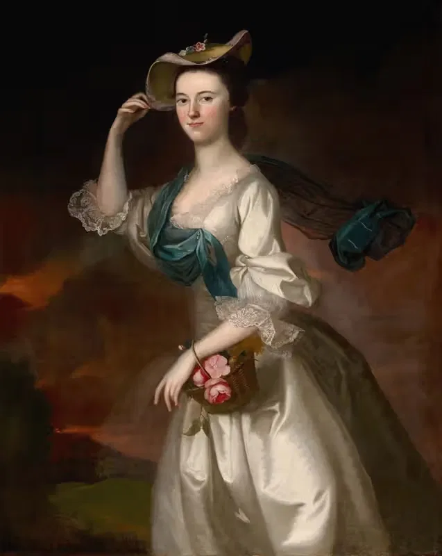 Portrait of Abigail Erving Scott — Joseph Blackburn