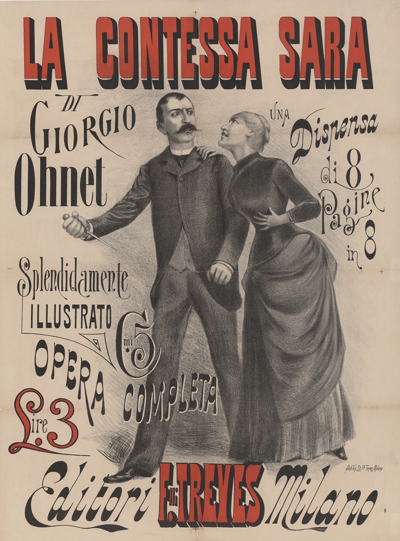 La Contessa Sara di Giorgio Ohnet — Fratelli Treves