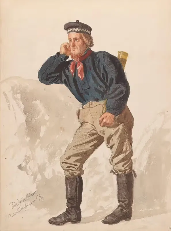 Fredrik Olsen, Nevlunghavn — Adolph Tidemand