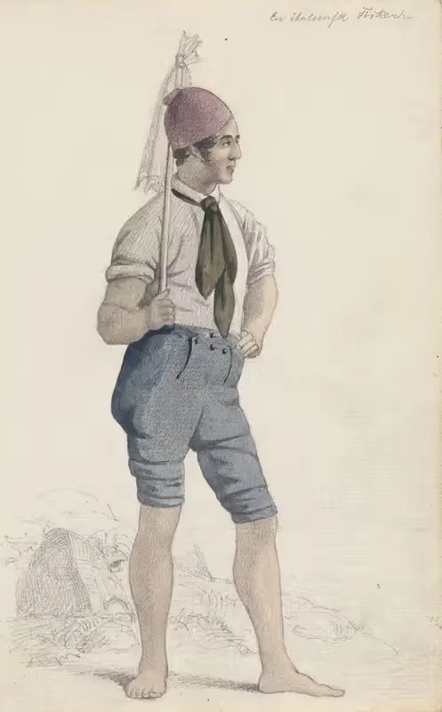Italiensk fisker — Adolph Tidemand