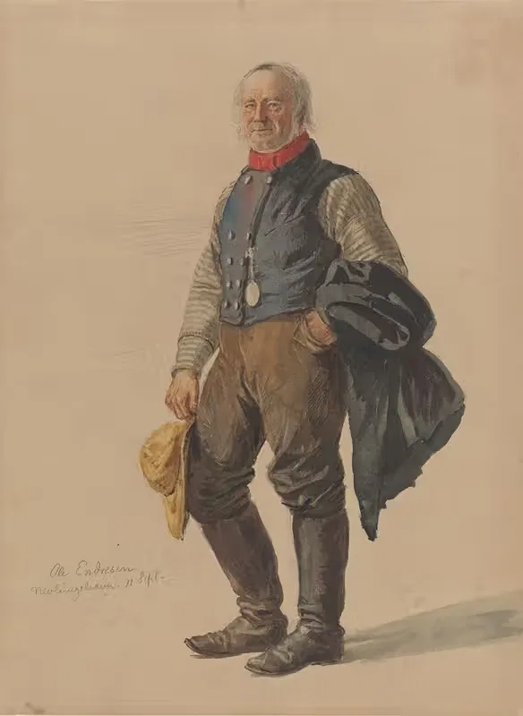 Ole Endresen, Nevlunghavn — Adolph Tidemand