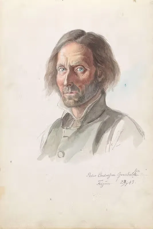 Педер Эндресен Квашиллер by Адольф Тидеманд, 1843 — digital art print download