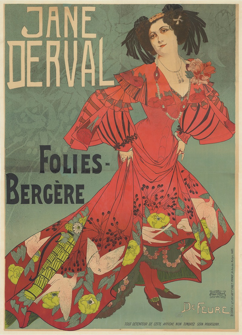 Jane Derval. Folies-Bergère — Жорж де Фёр
