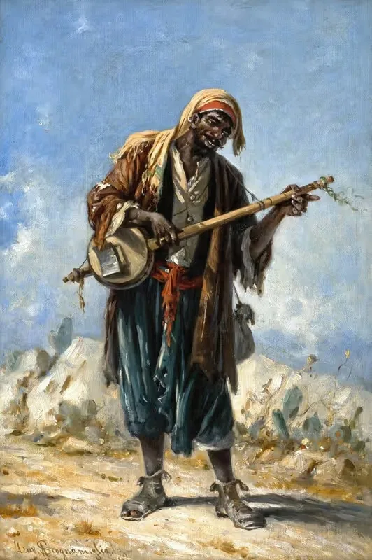 Goge-Spieler bei Kairo (Ägypten) — Antonio Scognamiglio