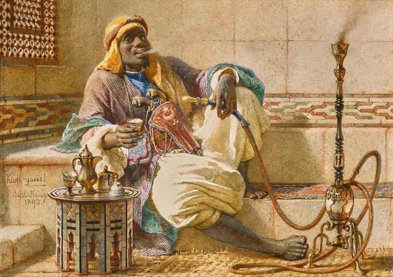 Kieff Yaous ! by Carl Haag, 1893 — digital art print download
