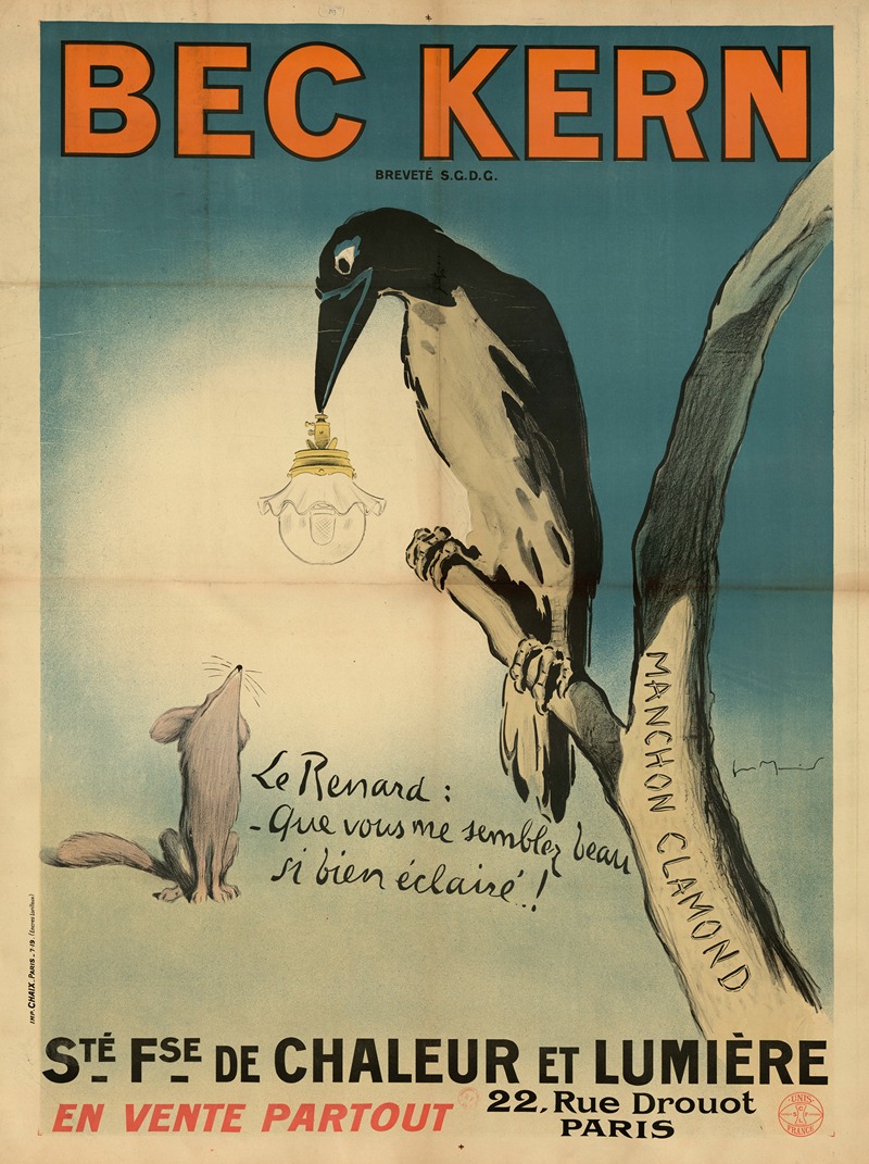 Bec Kern by Жорж Мёнье, 1900-1920 — digital art print download