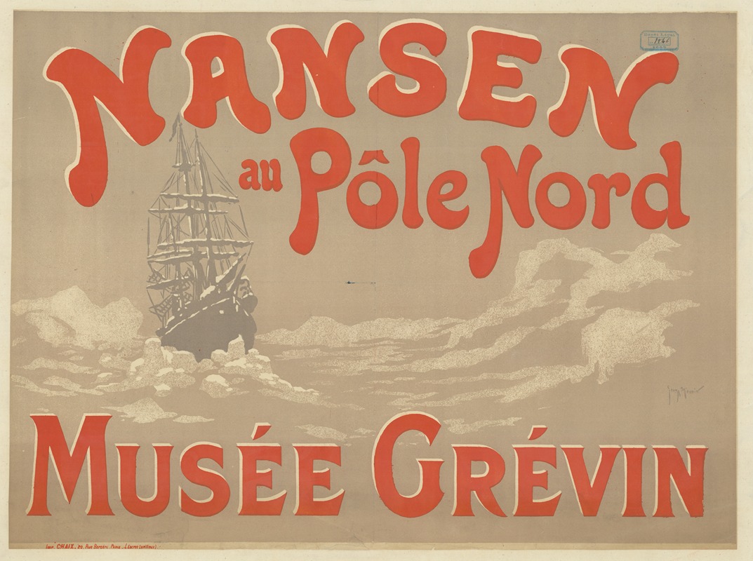 Nansen au Pôle nord. Musée Grévin by Жорж Мёнье, 1897 — digital art print download