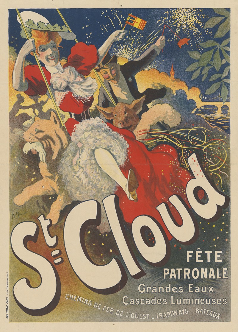 St Cloud. Fête patronale. Grandes eaux — Georges Meunier