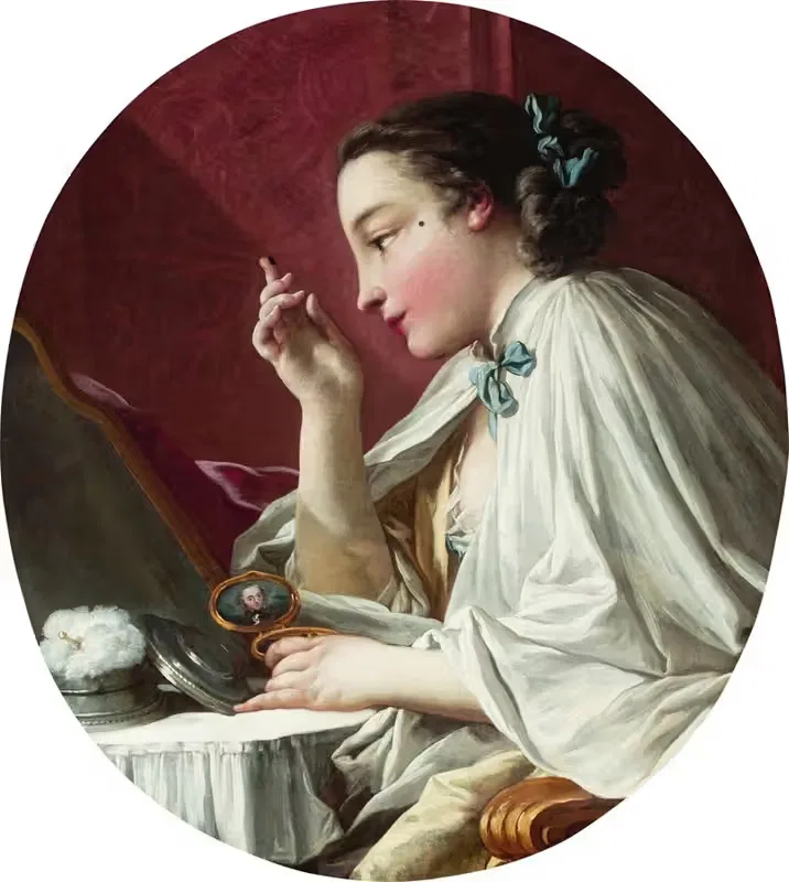 Une dame à sa toilette, also called La Mouche — François Boucher