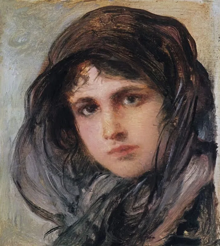 Mädchen mit Schleier by Friedrich August von Kaulbach — digital art print download