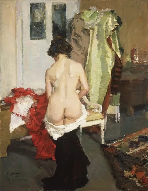 Красный домино by Германн Гробер, 1910 — digital art print download