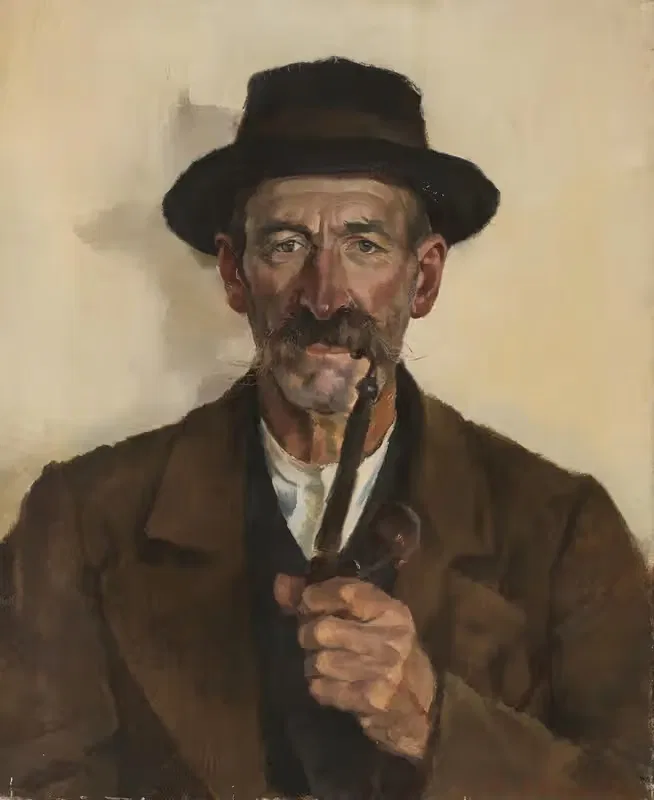 Хубер-фермер в Гштадте by Хиасл Майер-Эрдинг, 1925 — digital art print download