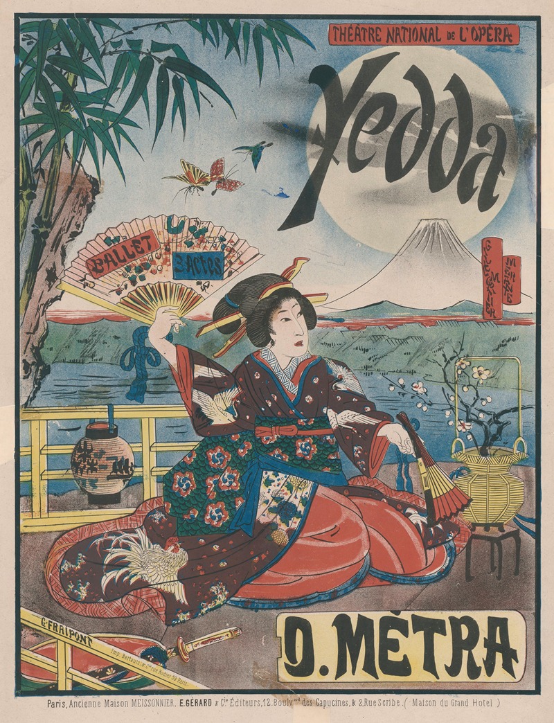 Theâtre National de l'Opéra. Yedda — Гюстав Фрепон