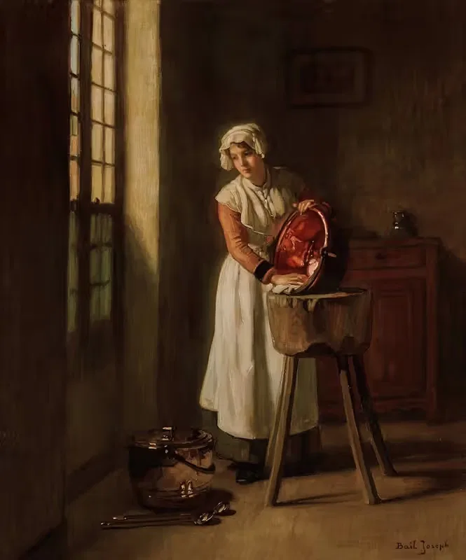Polishing the Copper by Joseph Bail — digital art print download