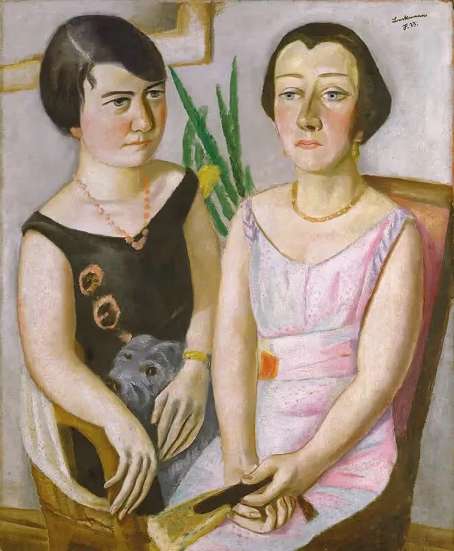 Двойной портрет by Макс Бекманн, 1923 — digital art print download