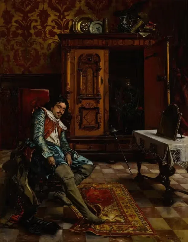 Отъезд by Рудольф Эрнст, 1881 — digital art print download