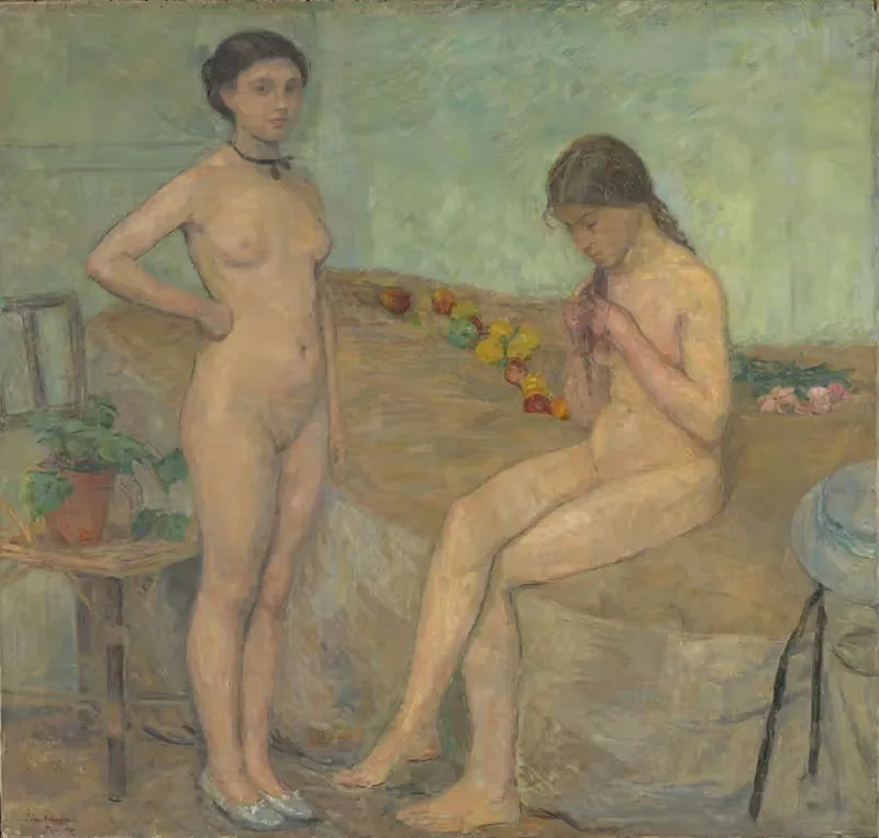 Женские обнаженные фигуры by Сёрен Онсагер, 1908 — digital art print download