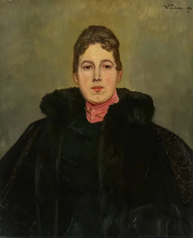 Portrait of an Unknown Lady — Wilhelm Trübner
