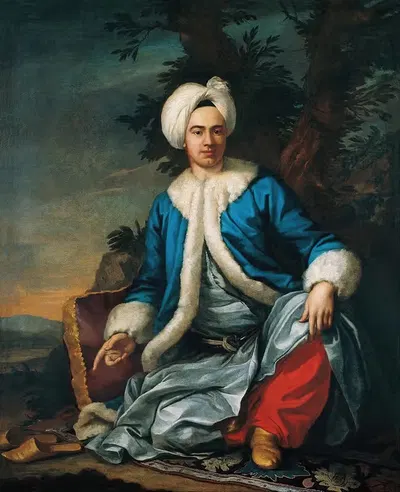 Европеец в турецком костюме by Антуан де Фавре, 1762-1771 — digital art print download