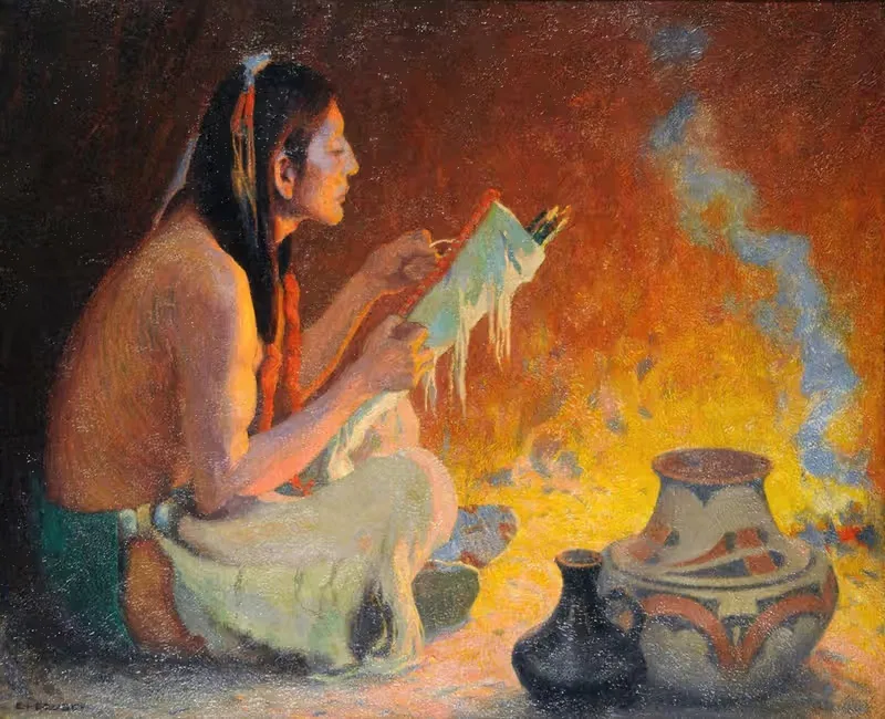 Изготовитель колчана by Эйнджер Ирвинг Кус, 1918 — digital art print download
