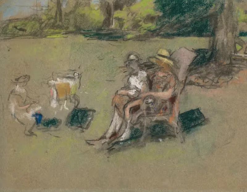 Madame Henri Kapferer et ses enfants — Édouard Vuillard